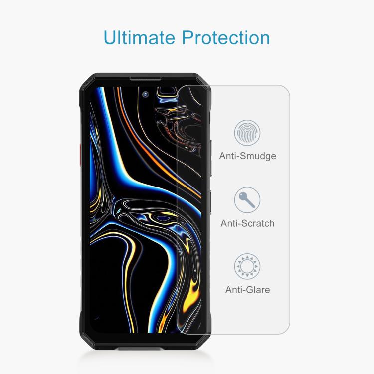 For Oukitel WP58 Pro 10pcs 0.26mm 9H 2.5D Tempered Glass Film