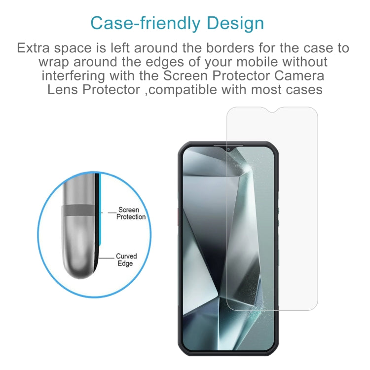 For Oukitel WP35 50pcs 0.26mm 9H 2.5D Tempered Glass Film