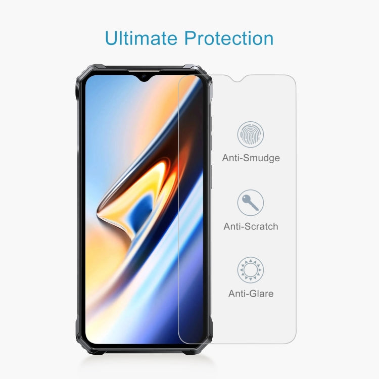 For Oukitel WP38 50pcs 0.26mm 9H 2.5D Tempered Glass Film