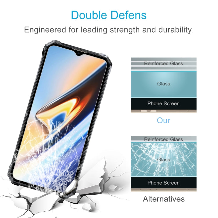 For Oukitel WP38 50pcs 0.26mm 9H 2.5D Tempered Glass Film