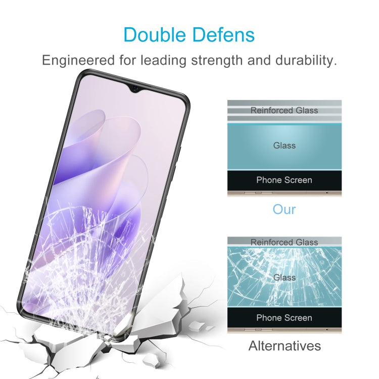 For Oukitel C37 50pcs 0.26mm 9H 2.5D Tempered Glass Film