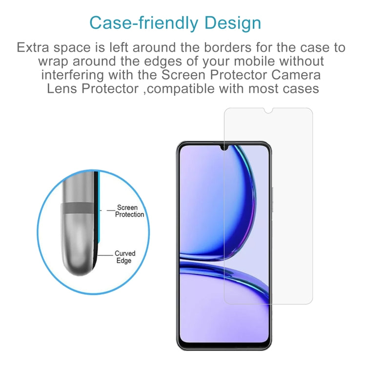For Oukitel C53 50pcs 0.26mm 9H 2.5D Tempered Glass Film