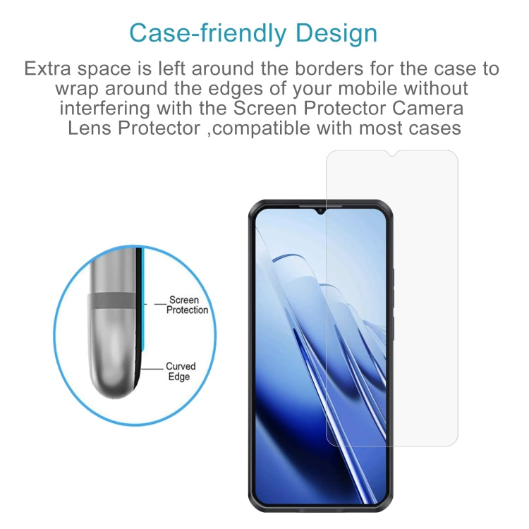 For Oukitel WP52 50pcs 0.26mm 9H 2.5D Tempered Glass Film