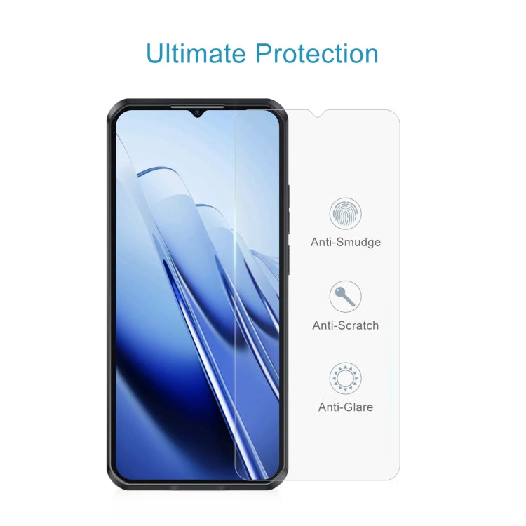 For Oukitel WP52 50pcs 0.26mm 9H 2.5D Tempered Glass Film