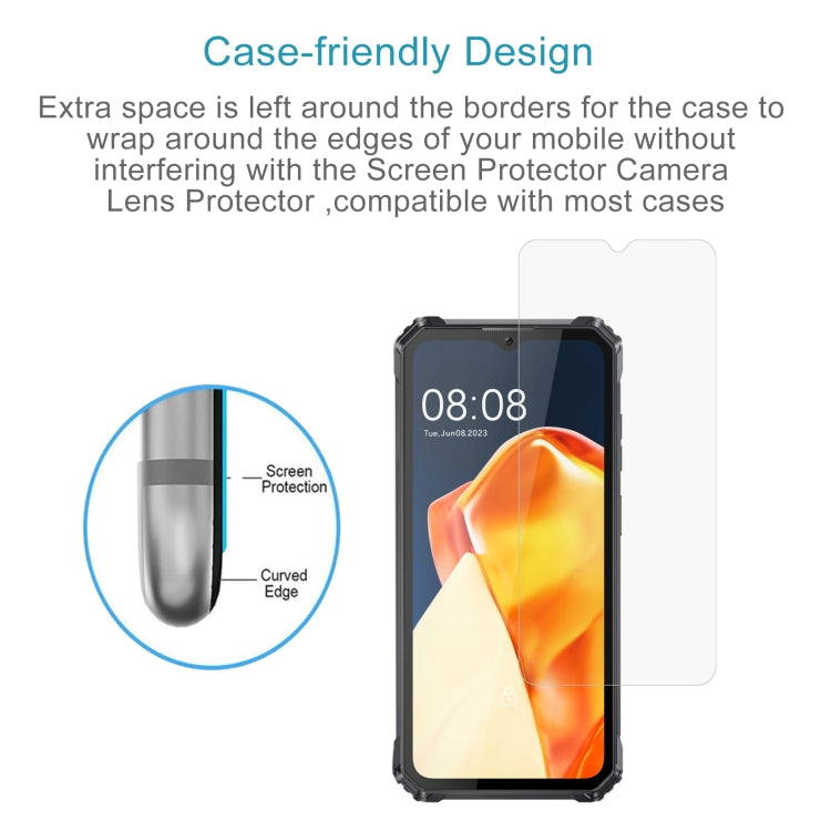 For Oukitel WP28E 50pcs 0.26mm 9H 2.5D Tempered Glass Film