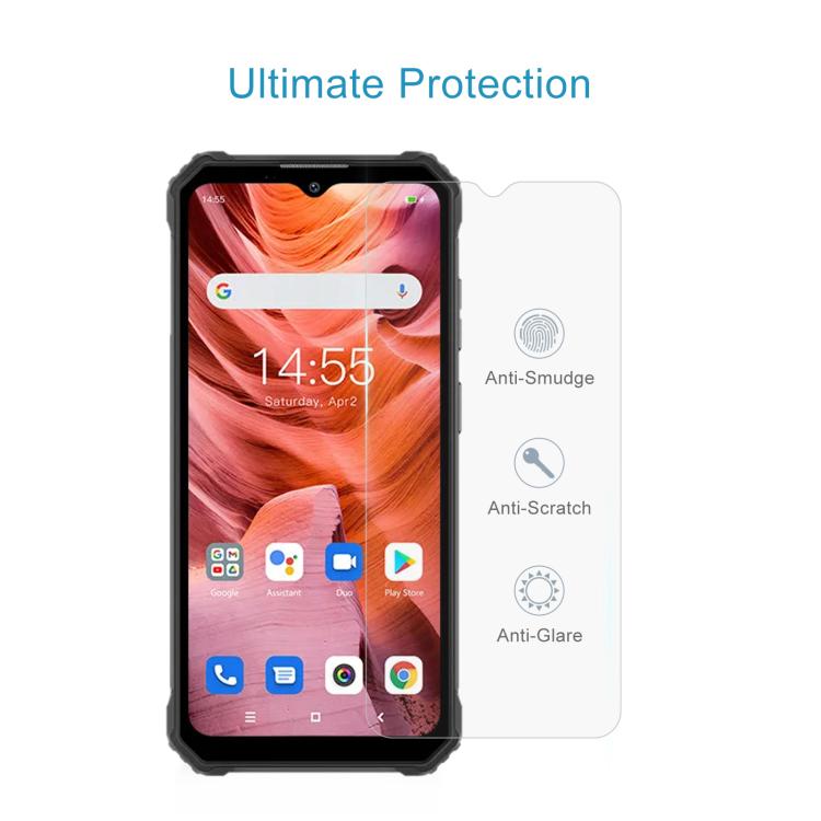 For Oukitel WP23 Plus 50pcs 0.26mm 9H 2.5D Tempered Glass Film