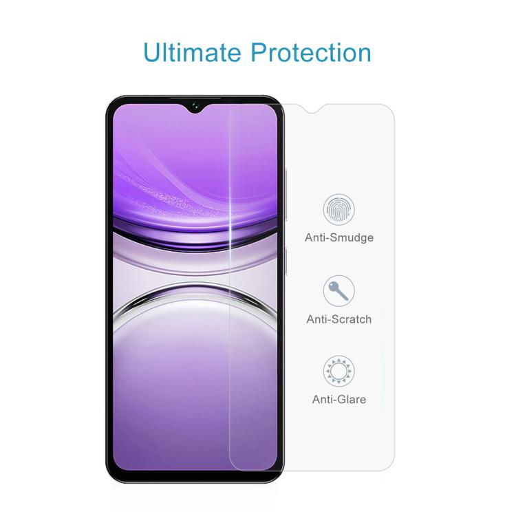 For Oukitel C2 4G 2025 50pcs 0.26mm 9H 2.5D Tempered Glass Film