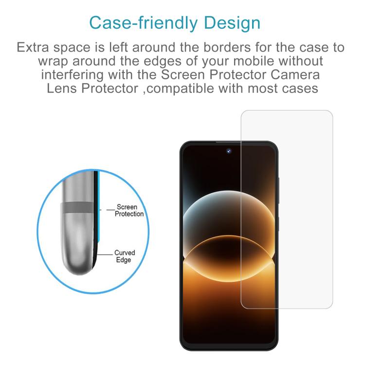 For Oukitel C68 Plus 50pcs 0.26mm 9H 2.5D Tempered Glass Film
