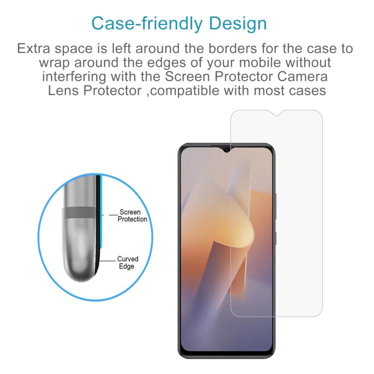 For Cubot A1 10pcs 0.26mm 9H 2.5D Tempered Glass Film