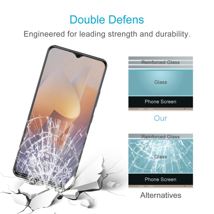 For Cubot A1 10pcs 0.26mm 9H 2.5D Tempered Glass Film