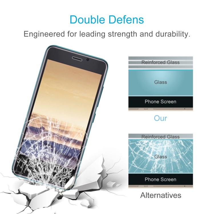 For Cubot J20 10pcs 0.26mm 9H 2.5D Tempered Glass Film