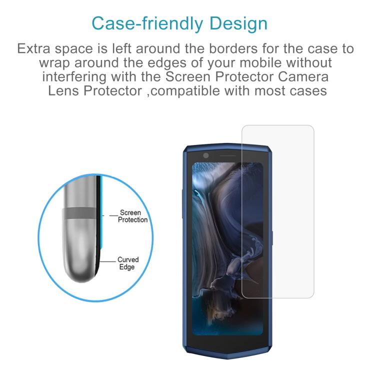 For Cubot Pocket 3 10pcs 0.26mm 9H 2.5D Tempered Glass Film