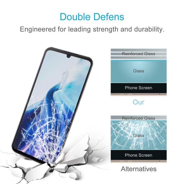 For Cubot A30 50pcs 0.26mm 9H 2.5D Tempered Glass Film