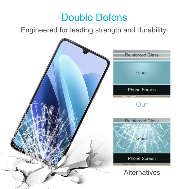 For Cubot A40 50pcs 0.26mm 9H 2.5D Tempered Glass Film