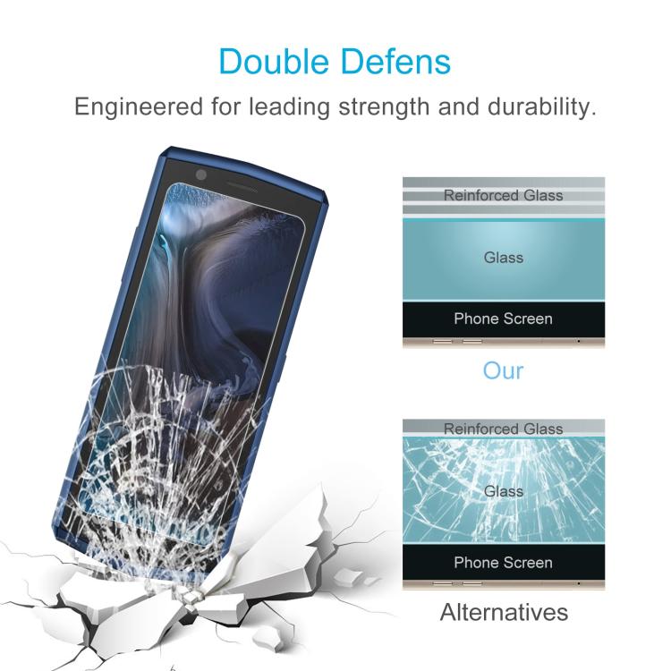 For Cubot Pocket 3 50pcs 0.26mm 9H 2.5D Tempered Glass Film