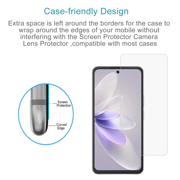 For Cubot Note 60 4G 50pcs 0.26mm 9H 2.5D Tempered Glass Film