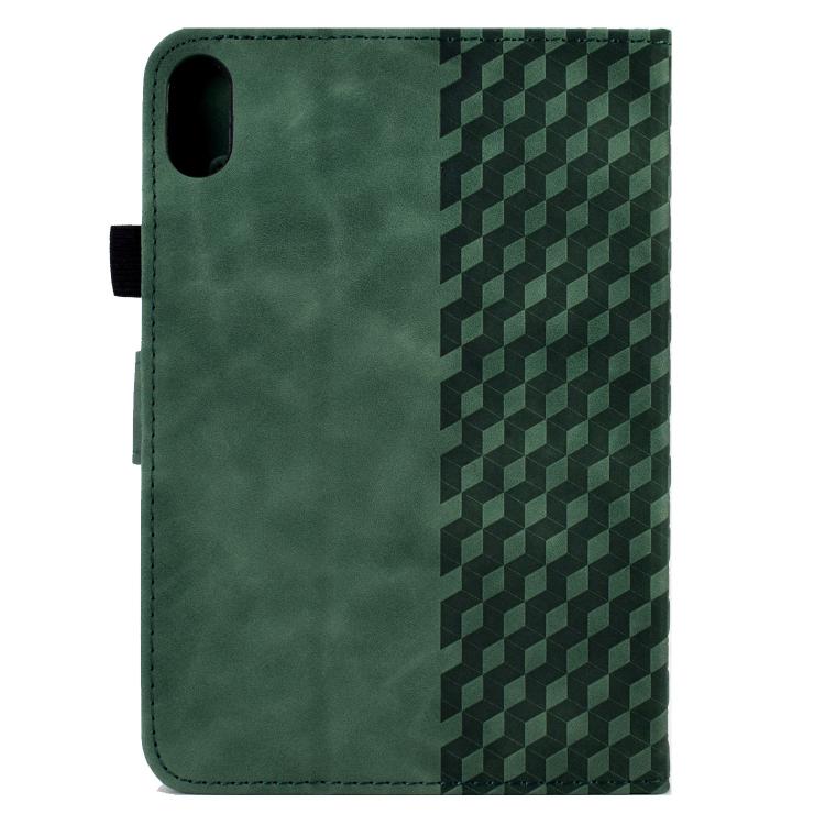 For Samsung Galaxy S11 Rhombus Embossed Leather Smart Tablet Case