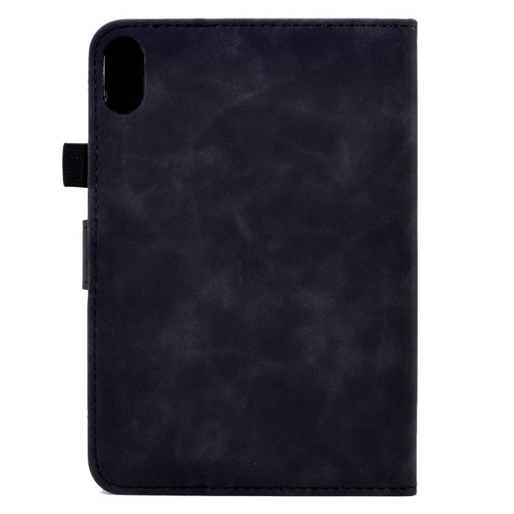 For Samsung Galaxy Tab S11 Peony Butterfly Embossed Leather Smart Tablet Case