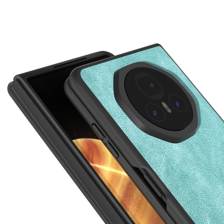 For Honor Magic V3 PU Leather Black Edge Phone Case