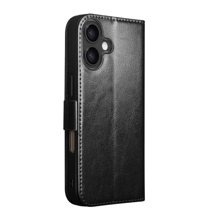 For iPhone 17 QIALINO Classic 103 Buckle Genuine Leather Phone Case