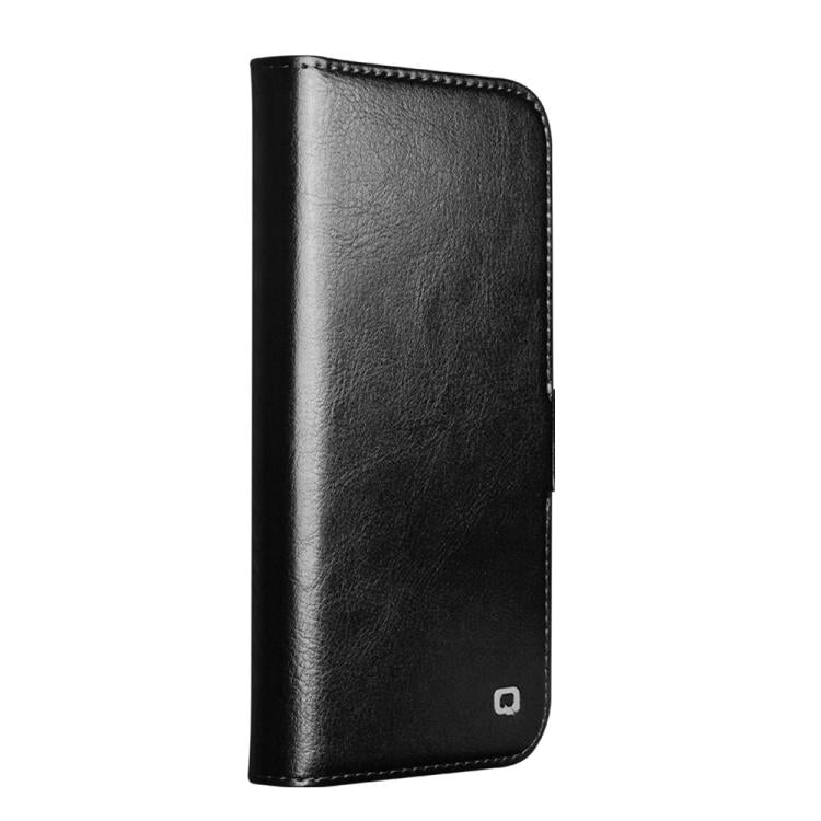 For iPhone Air QIALINO Classic 103 Buckle Genuine Leather Phone Case