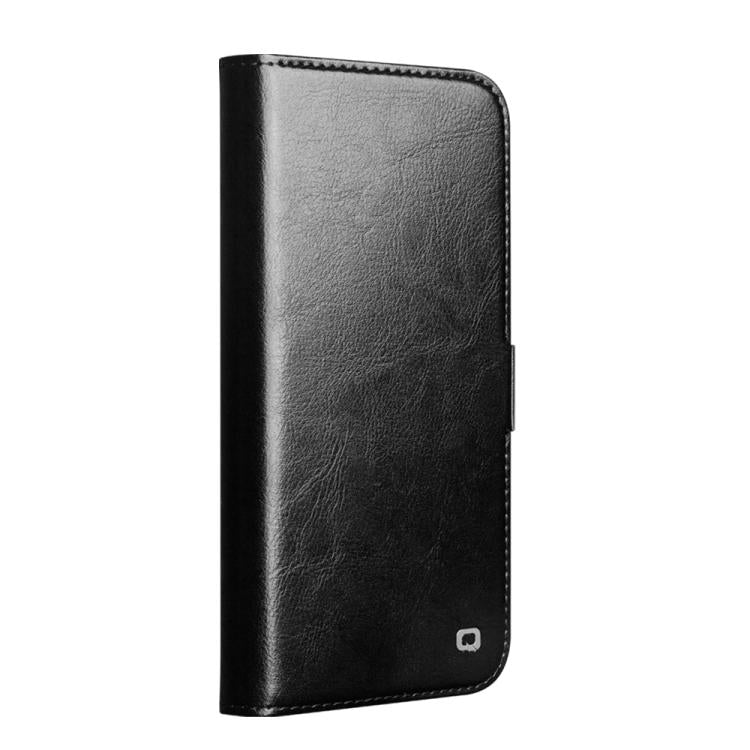 For iPhone 17 Pro QIALINO Classic 103 Buckle Genuine Leather Phone Case