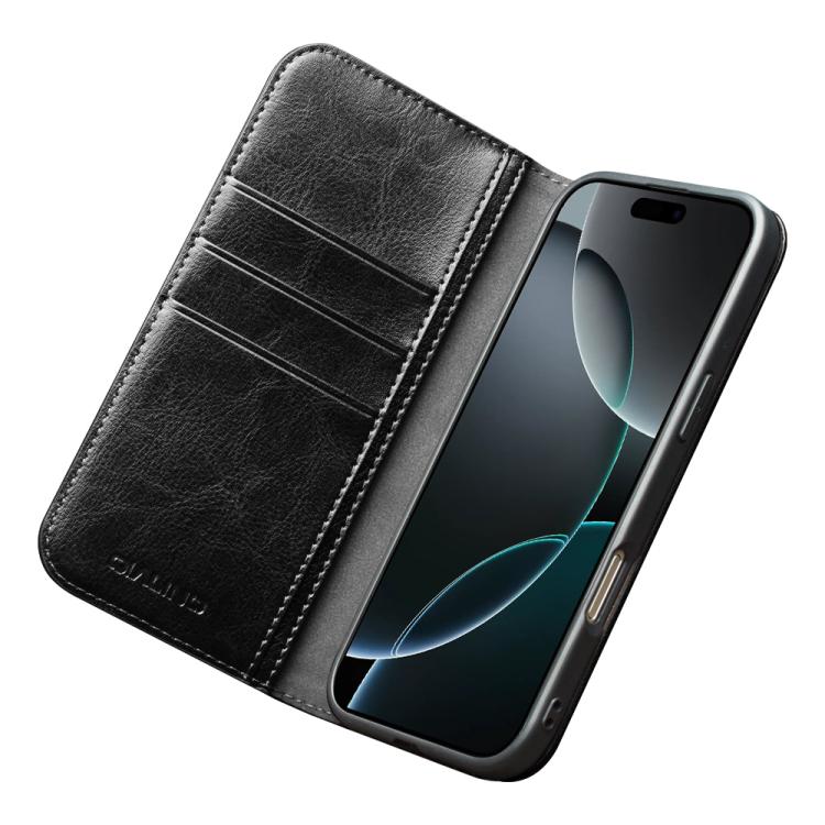 For iPhone 17 QIALINO Classic Genuine Leather Phone Case