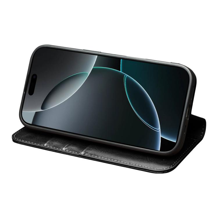 For iPhone 17 Pro Max QIALINO Classic Genuine Leather Phone Case