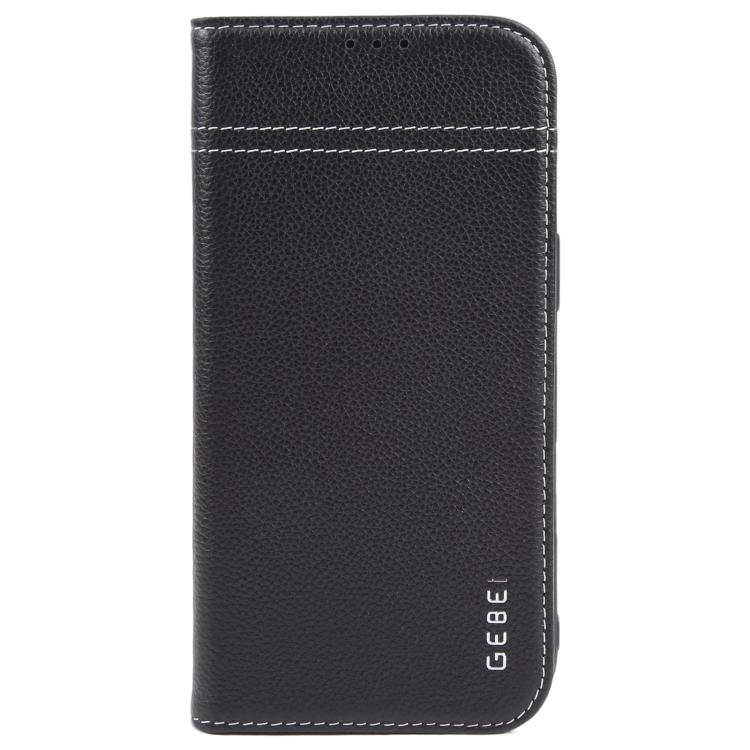 For iPhone Air GEBEI Top-grain Horizontal Flip Leather Phone Case