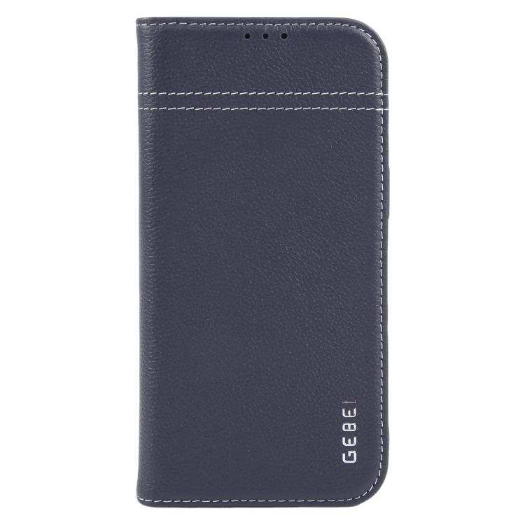 For iPhone Air GEBEI Top-grain Horizontal Flip Leather Phone Case