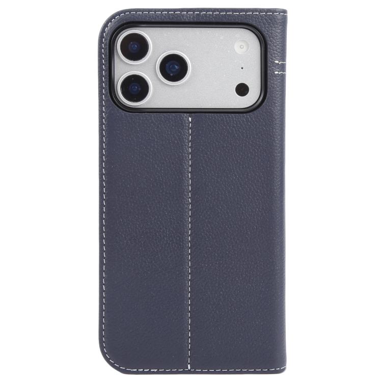 For iPhone 17 Pro Max GEBEI Top-grain Horizontal Flip Leather Phone Case