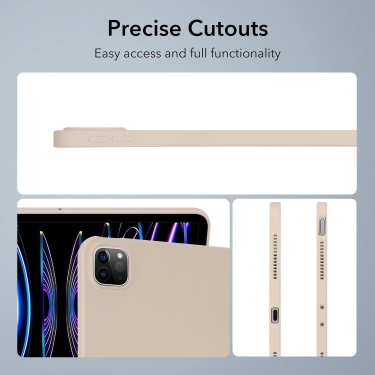 For iPad Pro 12.9 2018/2020/2021/2022 Oil Spray Skin-friendly TPU Tablet Case
