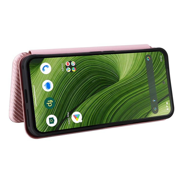 For Fairphone 6 Carbon Fiber Texture Flip Leather Phone Case