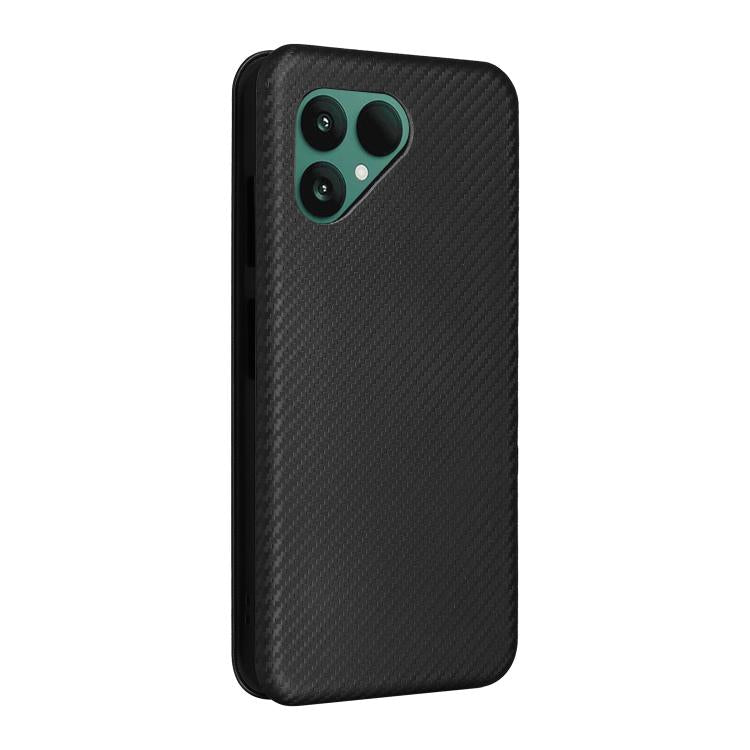For Fairphone 6 Carbon Fiber Texture Flip Leather Phone Case