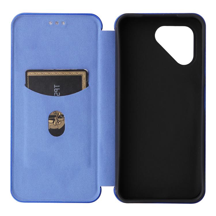 For Fairphone 6 Carbon Fiber Texture Flip Leather Phone Case