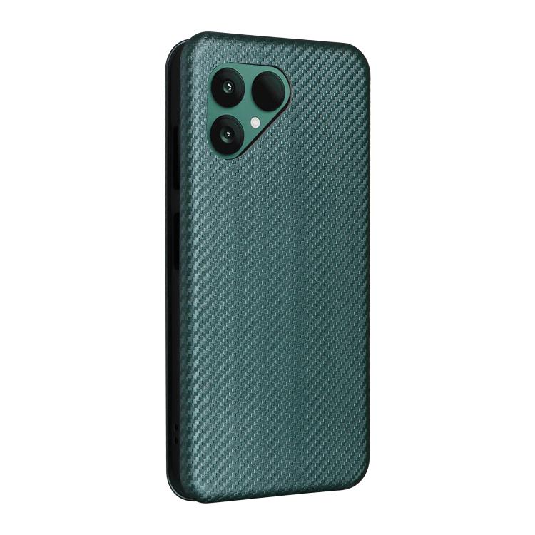 For Fairphone 6 Carbon Fiber Texture Flip Leather Phone Case
