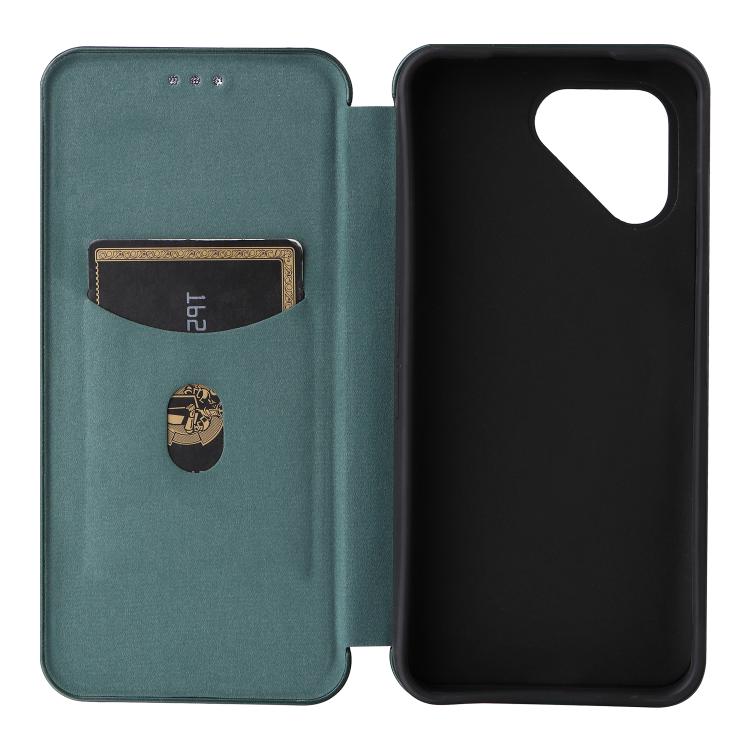 For Fairphone 6 Carbon Fiber Texture Flip Leather Phone Case