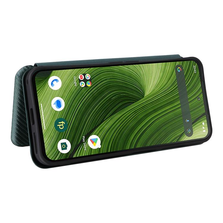 For Fairphone 6 Carbon Fiber Texture Flip Leather Phone Case