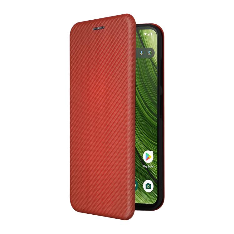 For Fairphone 6 Carbon Fiber Texture Flip Leather Phone Case