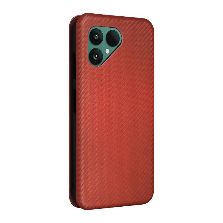For Fairphone 6 Carbon Fiber Texture Flip Leather Phone Case