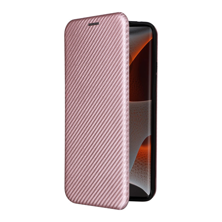 For Motorola Edge 50 Pro Carbon Fiber Texture Flip Leather Phone Case