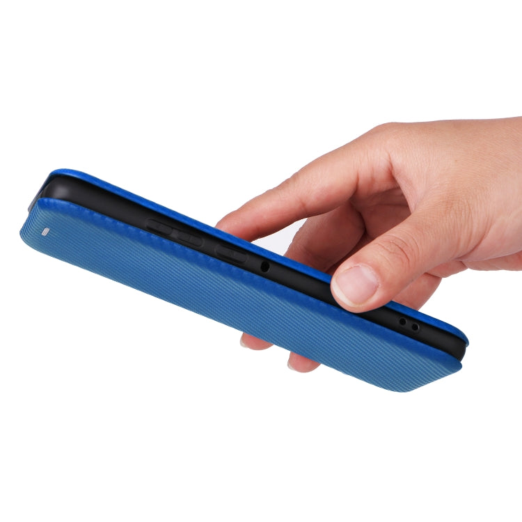 For Motorola Edge 50 Pro Carbon Fiber Texture Flip Leather Phone Case