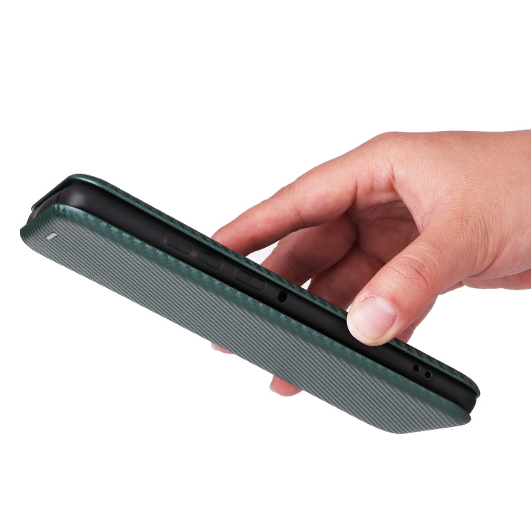 For Motorola Edge 50 Pro Carbon Fiber Texture Flip Leather Phone Case