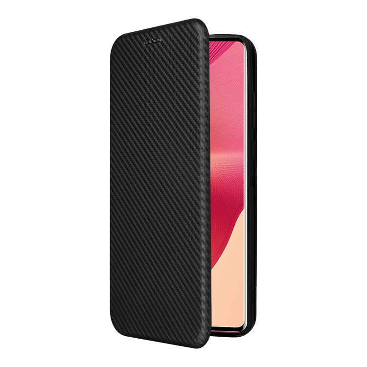 For Motorola Edge 50 Fusion Carbon Fiber Texture Flip Leather Phone Case
