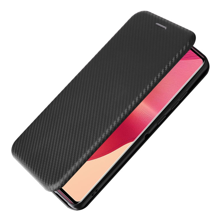 For Motorola Edge 50 Fusion Carbon Fiber Texture Flip Leather Phone Case