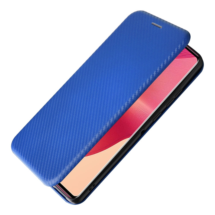 For Motorola Edge 50 Fusion Carbon Fiber Texture Flip Leather Phone Case