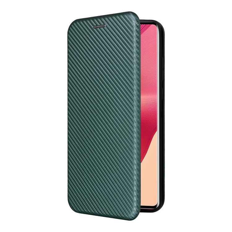 For Motorola Edge 50 Fusion Carbon Fiber Texture Flip Leather Phone Case