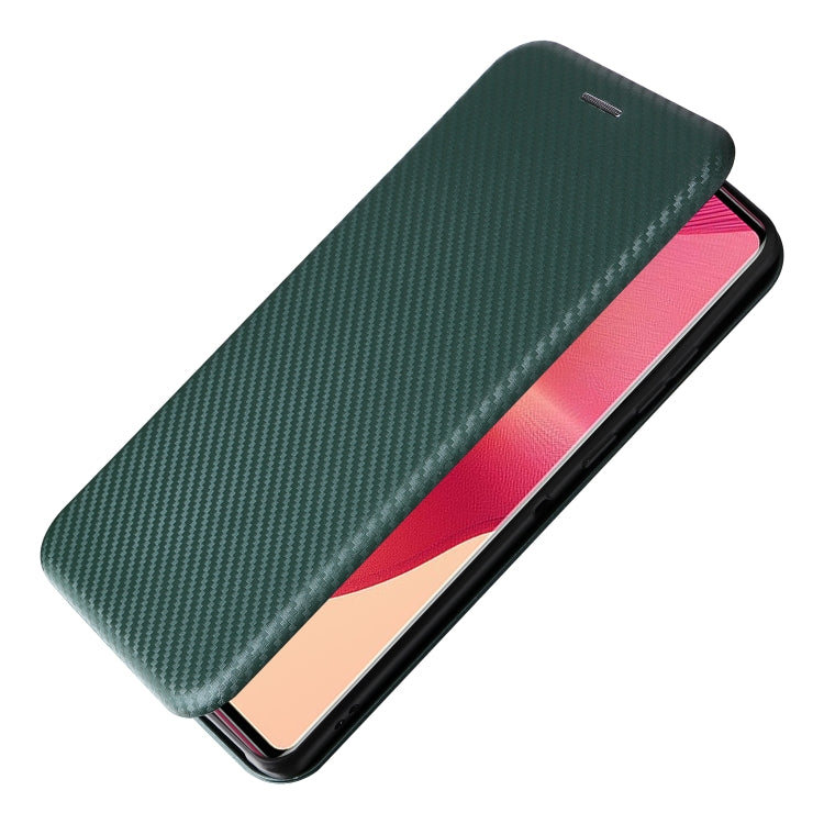 For Motorola Edge 50 Fusion Carbon Fiber Texture Flip Leather Phone Case