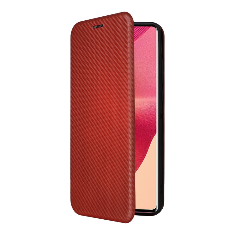 For Motorola Edge 50 Fusion Carbon Fiber Texture Flip Leather Phone Case