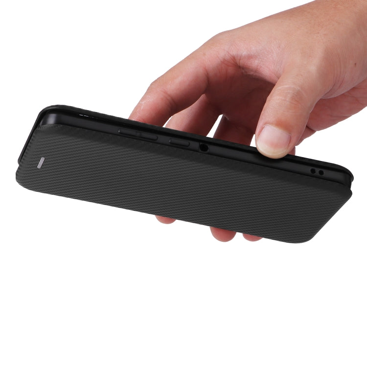 For Motorola Edge 50 Ultra Carbon Fiber Texture Flip Leather Phone Case